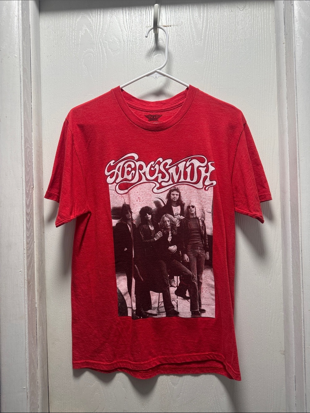 Red Aerosmith Graphic Short Sleeve Tee